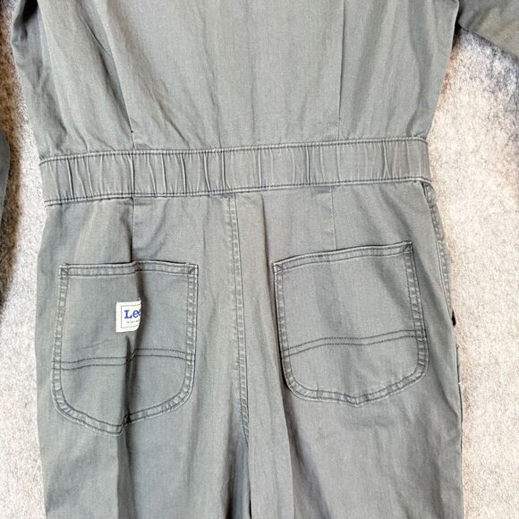 LEE Workwear Vintage Modern Womens XS Union Alls Coveralls Jumpsuit Dark Gray - Picture 5 of 12